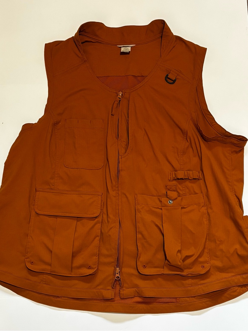 Duluth Trading Co Rust Orange Utility Vest
